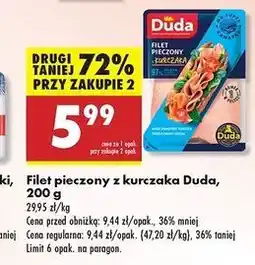 Biedronka Filet pieczony z kurczaka Silesia Duda oferta