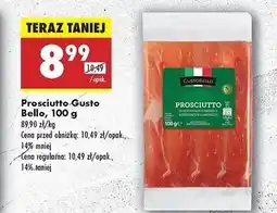 Biedronka Szynka prosciutto cotto Gustobello oferta