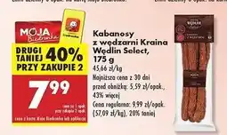 Biedronka Kabanosy z wędzarni Kraina Wędlin oferta