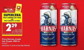 Biedronka Piwo Harnaś Jasne Pełne oferta