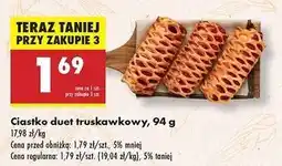 Biedronka Ciastko duet truskawkowy oferta
