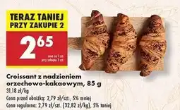 Biedronka Croissant orzechowo kakaowy oferta