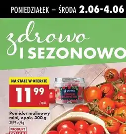 Biedronka Pomidory malinowe mini oferta
