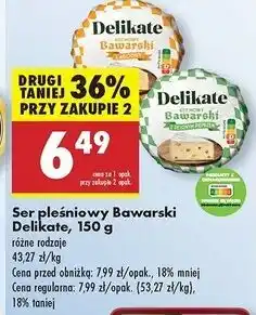 Biedronka Ser bawarski z zielonym pieprzem Delikate oferta