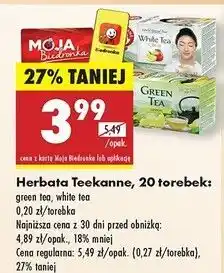 Biedronka Herbata white citrus Teekanne World Special Teas oferta