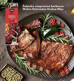 Biedronka Żeberka wieprzowe barbecue wolno gotowane Kraina Mięs oferta