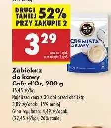 Biedronka Zabielacz do kawy Cafe D'or oferta