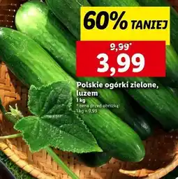 Lidl Ogórek zielony polska oferta