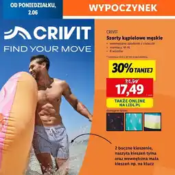 Lidl Szorty kąpielowe m-xl Crivit oferta