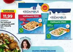 Lidl Ser halloumi z bazylią Eridanous oferta