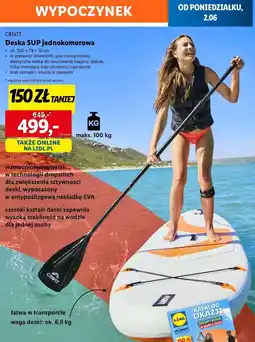 Lidl Deska sup Crivit oferta