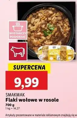 Lidl Flaki wołowe w rosole Smak Mak oferta