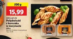 Lidl Polędwiczki z kurczaka w marynacie miodowo-musztardowej Grill And Fun oferta