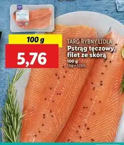 Lidl Pstrąg tęczowy łososiowy Targ Rybny Lidla oferta