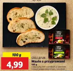 Lidl Masło z czosnkiem Grill And Fun oferta