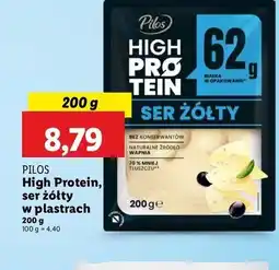 Lidl Ser żółty wysokobiałkowy Pilos High Protein oferta