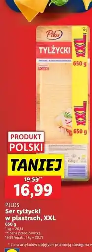 Lidl Ser tylżycki Pilos oferta