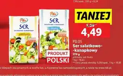 Lidl Ser sałatkowo-kanapkowy tłusty Pilos oferta