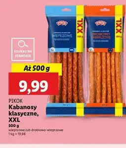 Lidl Kabanosy drobiowe Pikok oferta