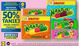 Lidl Lód patec sensei Nestle Kaktus oferta