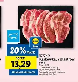 Lidl Karkówka wieprzowa bez kości Rzeźnik Codzienna Dostawa oferta