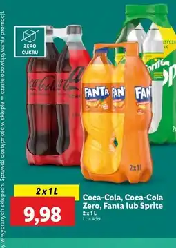 Lidl Napój Coca-Cola Zero oferta