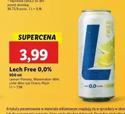 Lidl Piwo Lech Free Limonka Z Miętą oferta