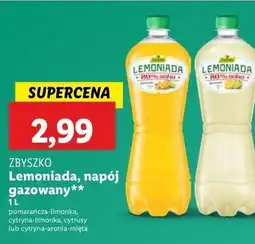 Lidl Lemoniada cytryna aronia mięta Zbyszko oferta