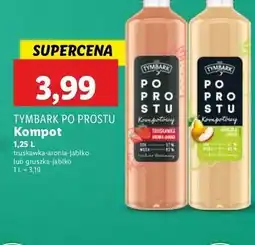 Lidl Napój gruszka jabłko Tymbark Po Prostu oferta