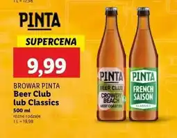 Lidl Piwo crowdy beach Pinta oferta
