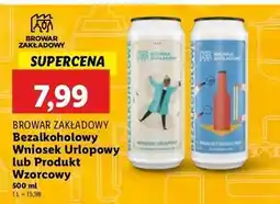 Lidl Piwo Browar Zakładowy Produkt Wzorcowy oferta