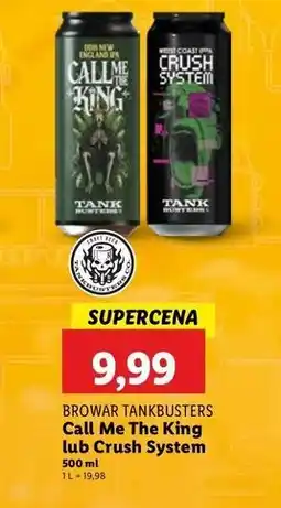 Lidl Piwo Tankbusters Call Me The King oferta