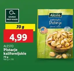 Lidl Pistacje kalifornijskie Alesto oferta