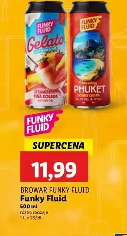 Lidl Piwo phuket Funky Fluid oferta