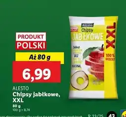 Lidl Chipsy jabłkowe Alesto oferta