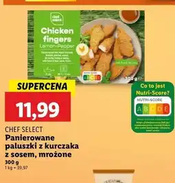 Lidl Panierowane paluszki z kurczaka sosem Chef Select oferta