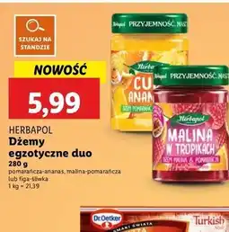 Lidl Dżem malina tropikalna Herbapol oferta