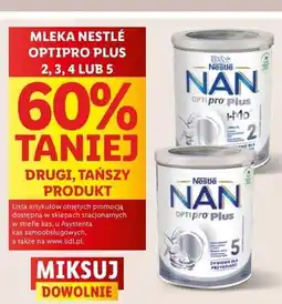 Lidl Mleko 5 Nestle Nan Optipro Plus oferta