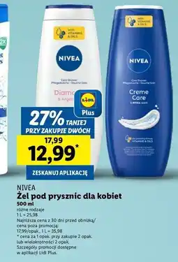 Lidl Żel pod prysznic Nivea Creme Care oferta