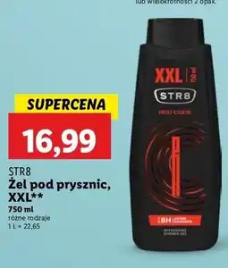 Lidl Żel pod prysznic Str8 Red Code oferta