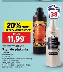 Lidl Płyn do płukania japoński rytuał Tesori D'oriente oferta