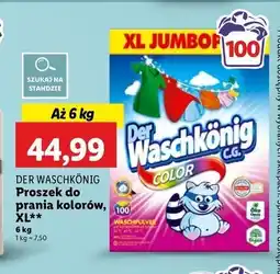 Lidl Proszek do prania color Der Waschkonig oferta