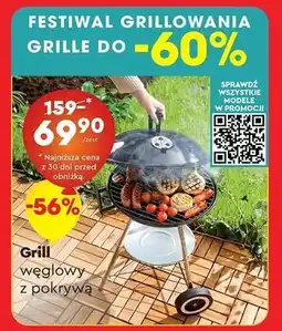 Biedronka Grill węglowy z pokrywą oferta