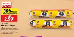 Lidl Kiełbasa dla psa z wołowina Orlando oferta