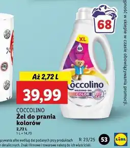 Lidl Żel do prania color Coccolino oferta