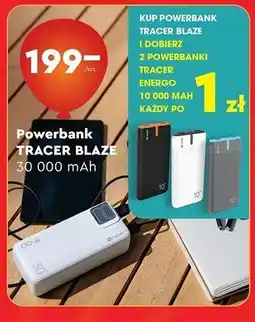 Biedronka Powerbank blaze 30000mah Tracer oferta