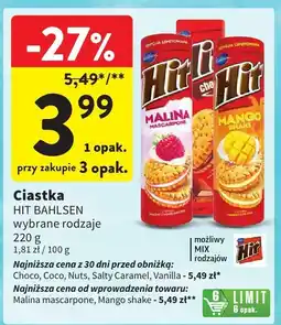 Intermarche Ciastka Hit Bahlsen różne rodzaje oferta