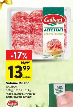 Intermarche Salami Milano 100g Galbani oferta