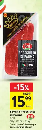 Intermarche Szynka Prosciutto di Parma 80g Bell oferta