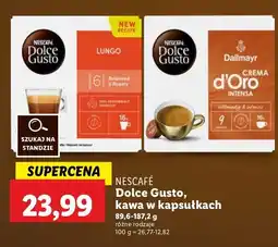 Lidl Kawa lungo Nescafe dolce gusto oferta